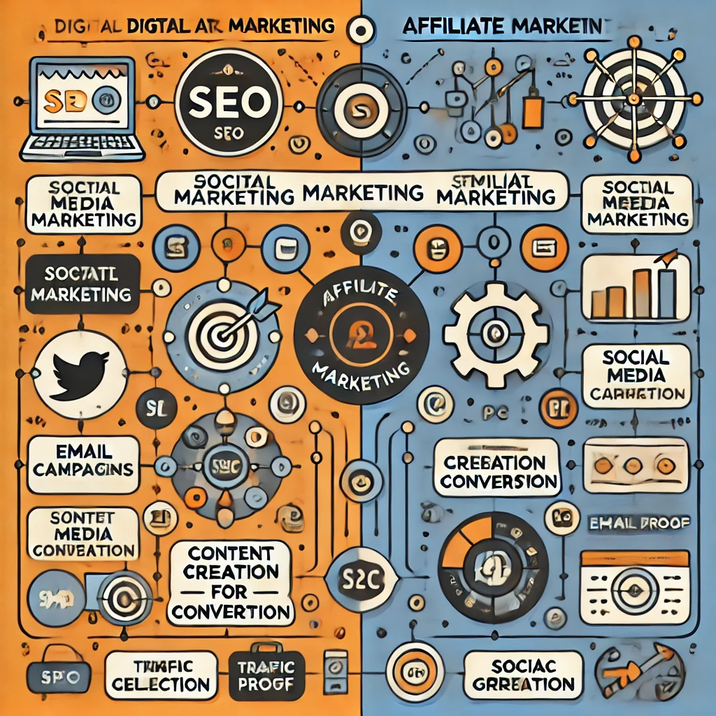 Digital Marketing vs Affiliate Marketing Which Path Leads to Success 2