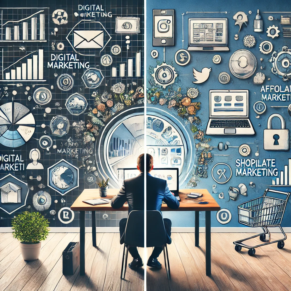 Digital Marketing vs Affiliate Marketing Which Path Leads to Success