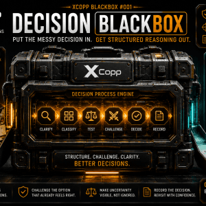 XCopp Decision BlackBox AI decision engine for turning messy choices into structured reasoning